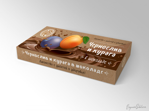 №2 Чернослив и курага в шоколаде, 220г в Каменске-Шахтинском