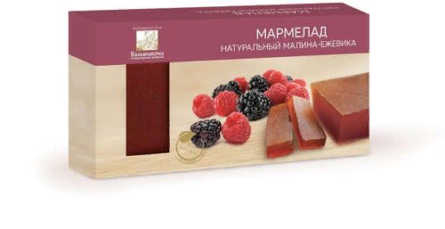  Мармелад пластовый 210г МАЛИНА-ЕЖЕВИКА в Каменске-Шахтинском