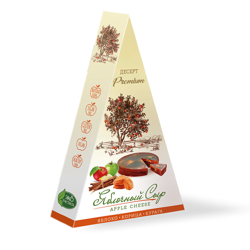  Сыр яблочный  Яблоко-Корица-Курага 120г в Каменске-Шахтинском