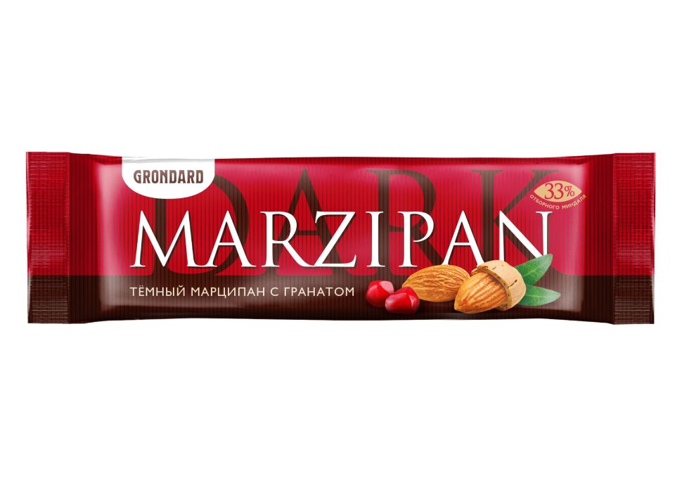  TM Grondard     (10973) Батончики глазированные Марципановые ГРАНАТ, (24шт по 50г)       в Каменске-Шахтинском