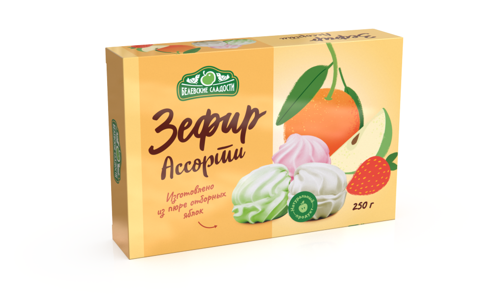  Зефир белевский "Ассорти" 250г в Каменске-Шахтинском